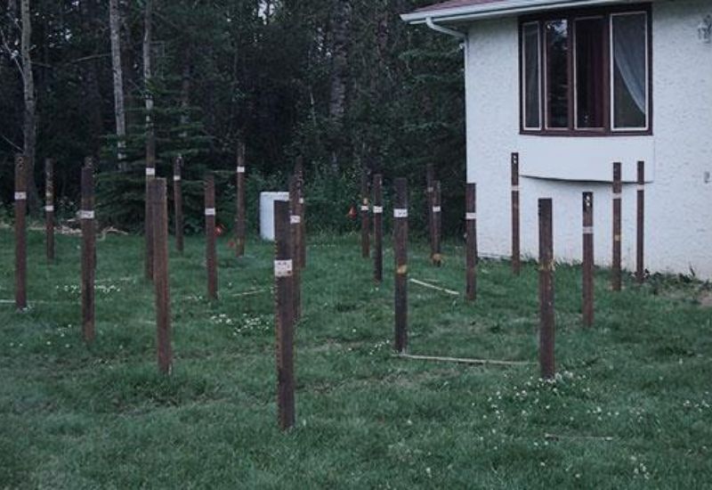 Fence and Flag Posts
